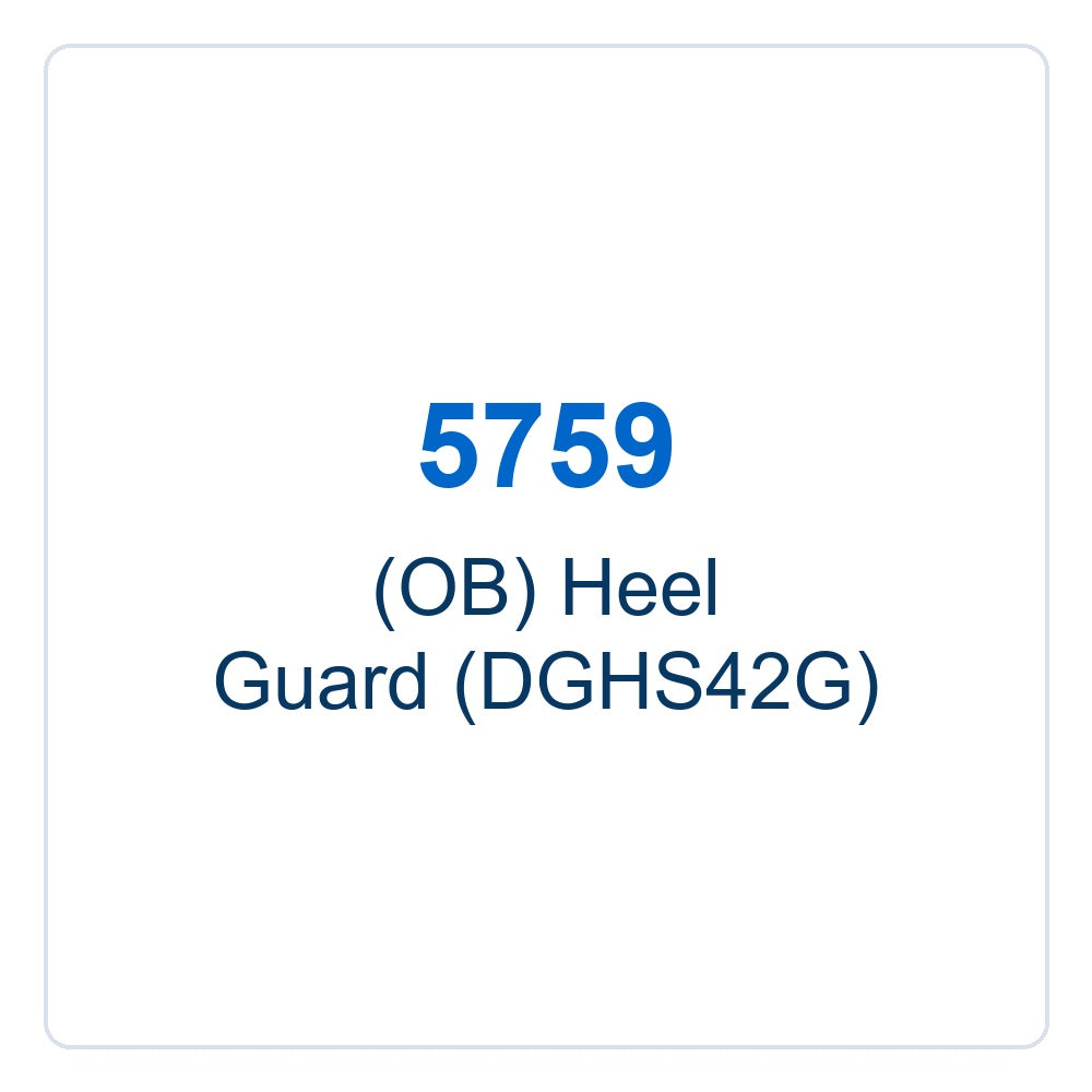 Walker Part # 5759 : (OB) Heel Guard (DGHS42G)