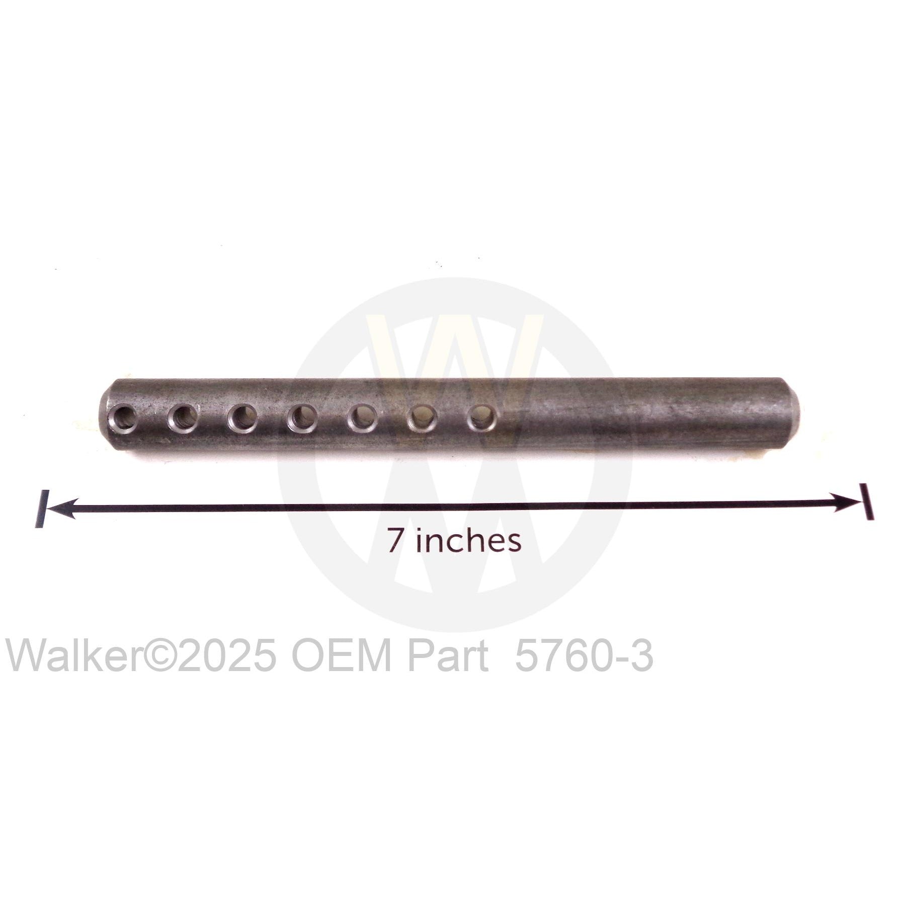 Walker Part # 5760-3 : FRONT DECK PIN, 5/8 (WELD-ON REPAIR)