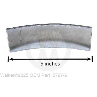 Walker Part # 5787-6 : DECK SKIRT REAR