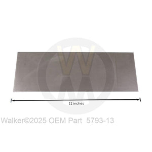 Walker Part # 5793-13 : CHUTE BOTTOM