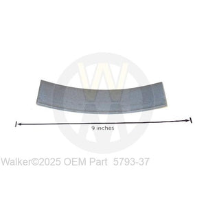 Walker Part # 5793-37 : *ROLLED BAFFLE DML48*