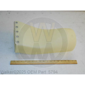 Walker Part # 5794 : (NR) Dischg Chute W/O Spg Mnt (6-1/2 Dia.)