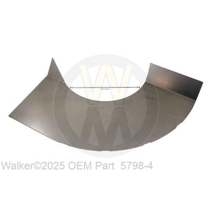 Walker Part # 5798-4 : 48GHS DECK PAN/RH (WELD-ON)