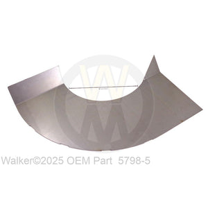 Walker Part # 5798-5 : 48GHS DECK PAN/LH (WELD-ON)