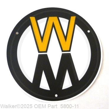 Walker Part # 5800-11 : (SU5801-4) (NR) Decal, Walker Round 8'