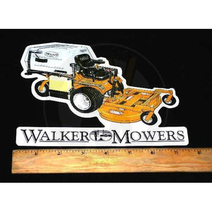 Walker Part # 5800-4 : (NR) DECAL, WALKER MWR VEHICLE (6X7.5)