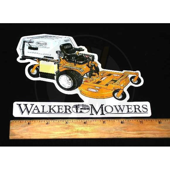 Walker Part # 5800-4 : (NR) DECAL, WALKER MWR VEHICLE (6X7.5)