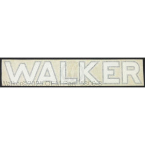 Walker Part # 5800-8 : (NR) Decal, Walker 14'