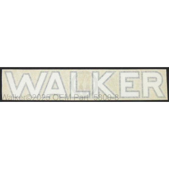Walker Part # 5800-8 : (NR) Decal, Walker 14'
