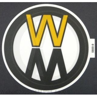 Walker Part # 5800-9 : Decal, Walker Round 4-3/4