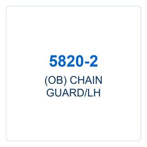 Walker Part # 5820-2 : (OB) CHAIN GUARD/LH