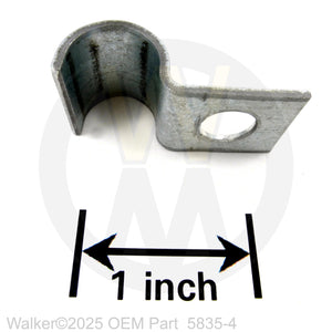Walker Part # 5835-4 : Cable Clamp (1/2) .343 Hole