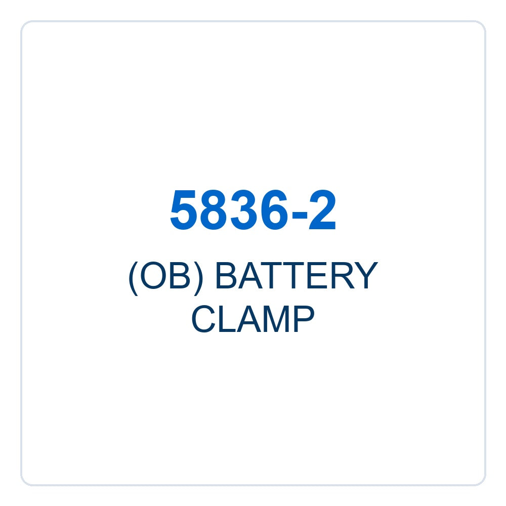 Walker Part # 5836-2 : (OB) BATTERY CLAMP