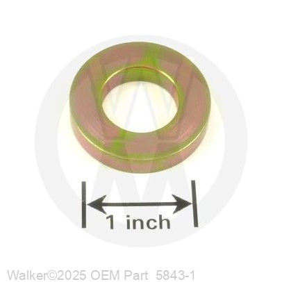 Walker Part # 5843-1 : (NR) Clutch Spacer Washer (.750x1.375)