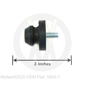 Walker Part # 5845-1 : Rubber Latch