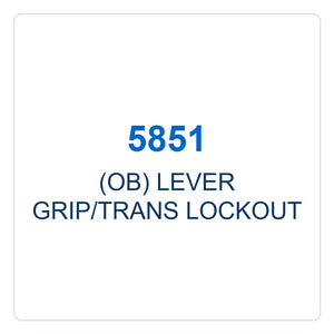 Walker Part # 5851 : (OB) LEVER GRIP/TRANS LOCKOUT