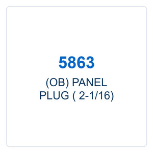 Walker Part # 5863 : (OB) PANEL PLUG ( 2-1/16)