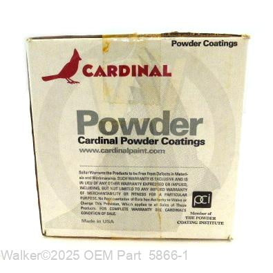 Walker Part # 5866-1 : YELLOW POWDER 5LBS