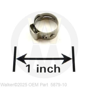Walker Part # 5879-10 : Stepless Ear Clamp (13/32)