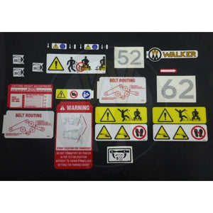 Walker Part # 5880-15 : DECAL PACKAGE/52/62