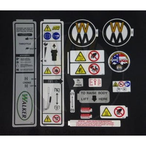 Walker Part # 5880-18 : (NR) Decal Pkg/C-TWIN