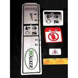 Walker Part # 5880-25 : Euro Decal Package/MB