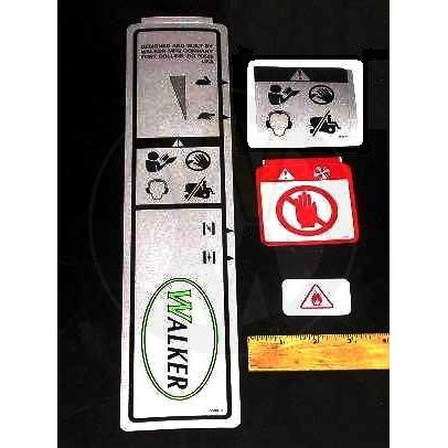 Walker Part # 5880-25 : Euro Decal Package/MB