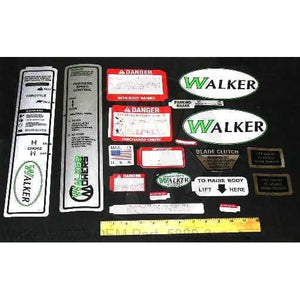 Walker Part # 5880-3 : DECAL PACKAGE/S