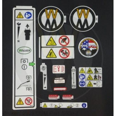 Walker Part # 5880-7 : DECAL PACKAGE/D