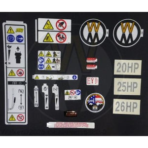 Walker Part # 5880-9 : DECAL PACKAGE/T