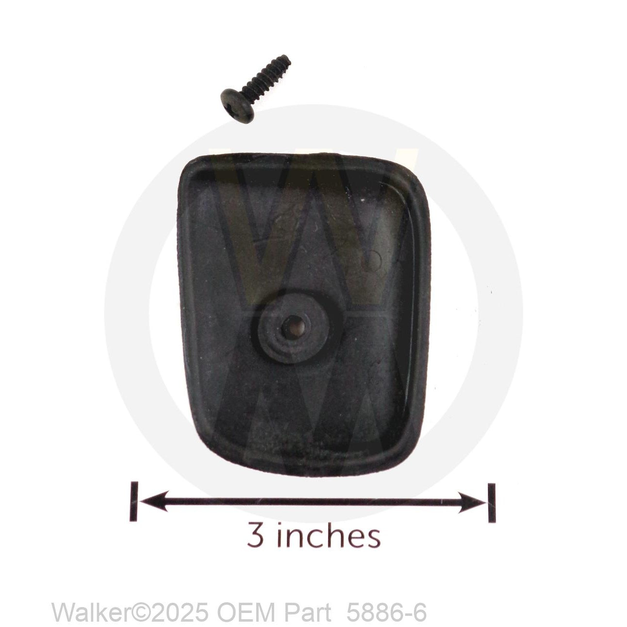 Walker Part # 5886-6 : COVER PLATE/RH