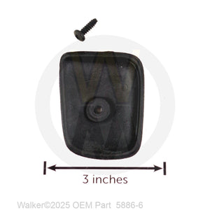 Walker Part # 5886-6 : COVER PLATE/RH