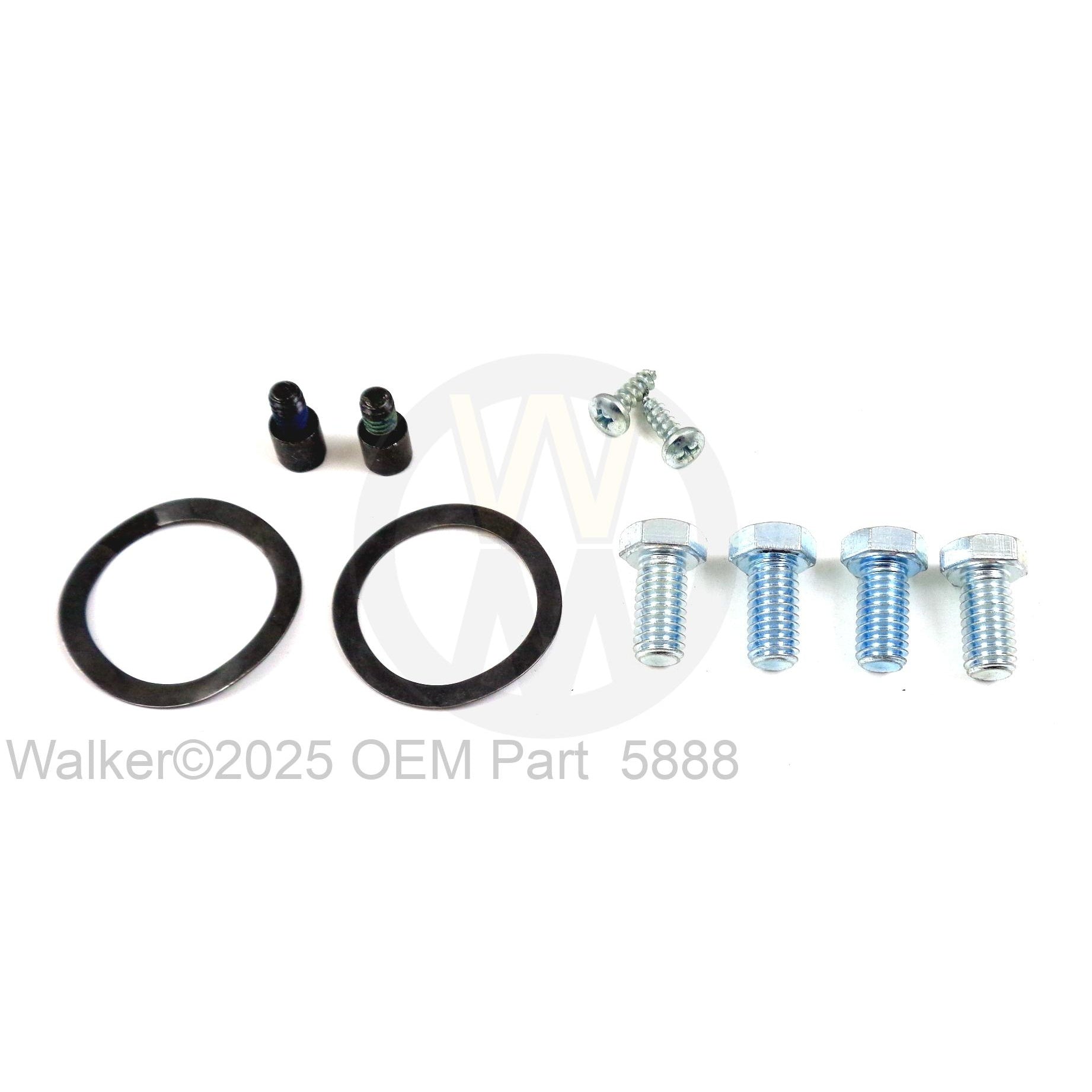 Walker Part # 5888 : (NR) Armrest Hardware Kit
