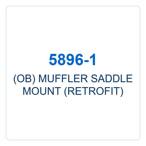 Walker Part # 5896-1 : (OB) MUFFLER SADDLE MOUNT (RETROFIT)