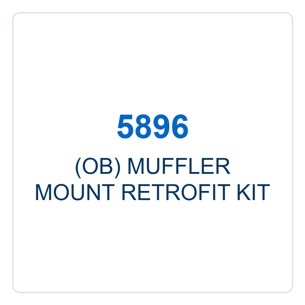 Walker Part # 5896 : (OB) MUFFLER MOUNT RETROFIT KIT