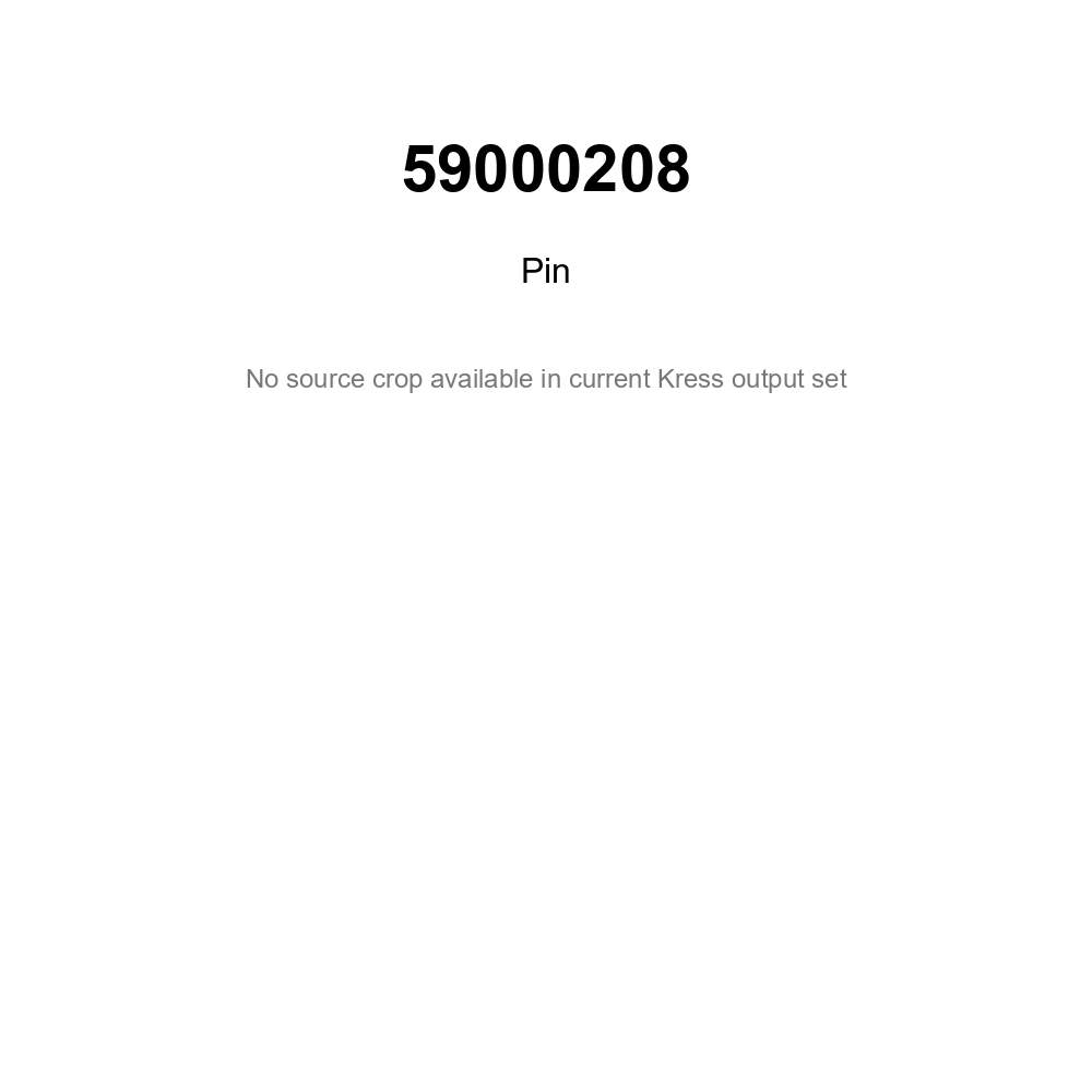 Kress Part # 59000208 : Pin