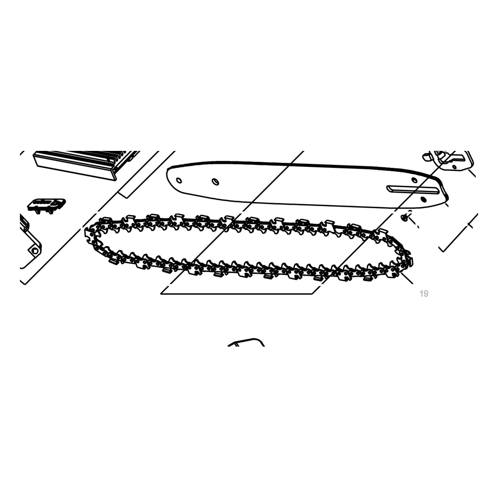 Kress Part # 59002049 : 14 inch chainsaw chain for KA2624