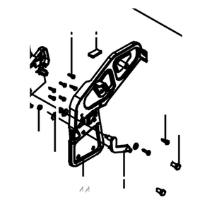 Kress Part # 59002298 : Left support plate