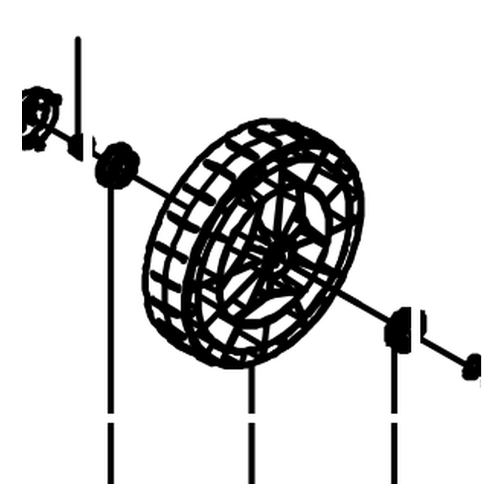 Kress Part # 59002347 : Front wheel assembly