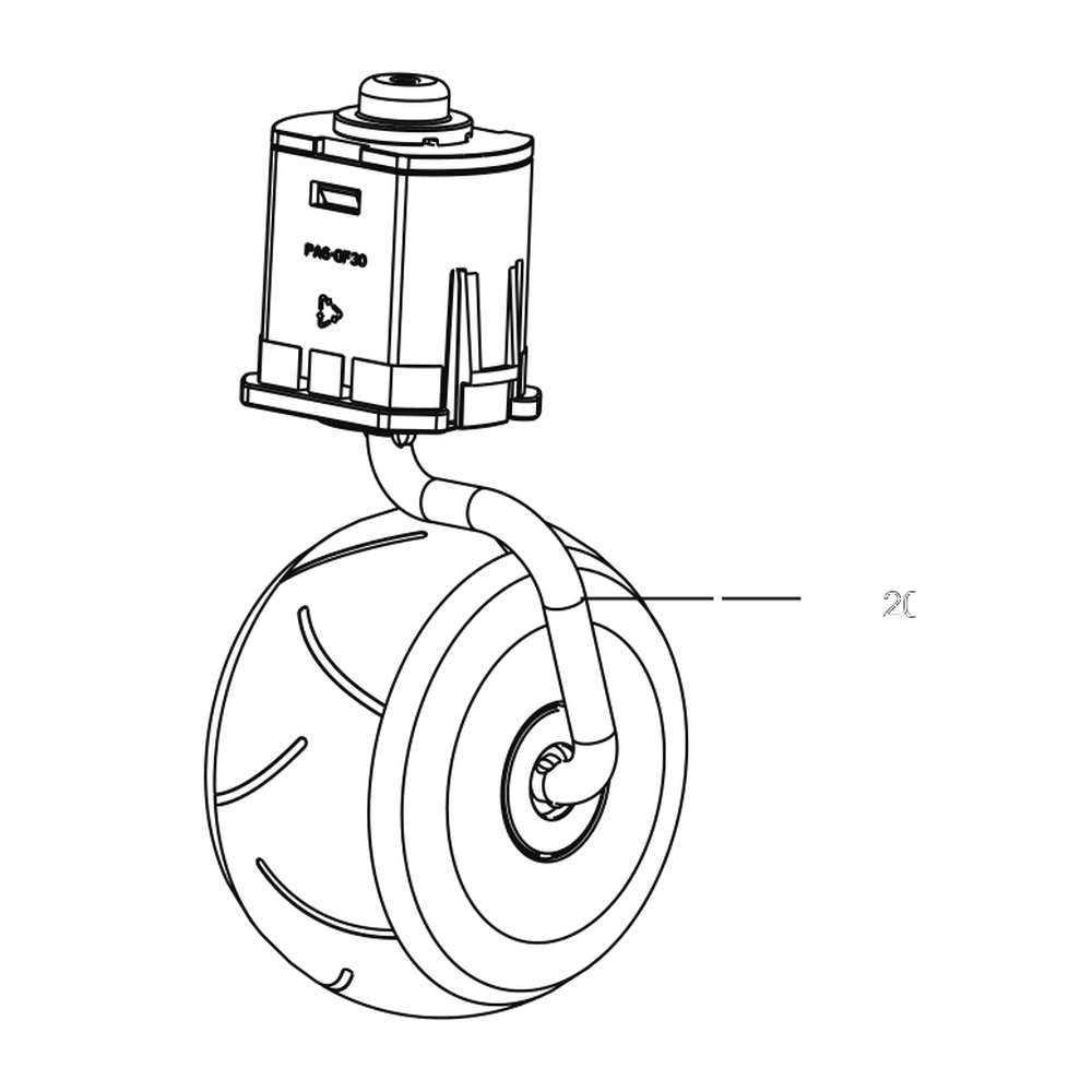 Kress Part # 59002466 : Front wheel