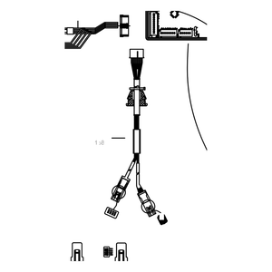 Kress Part # 59002488 : Ultrasonic sensor cable