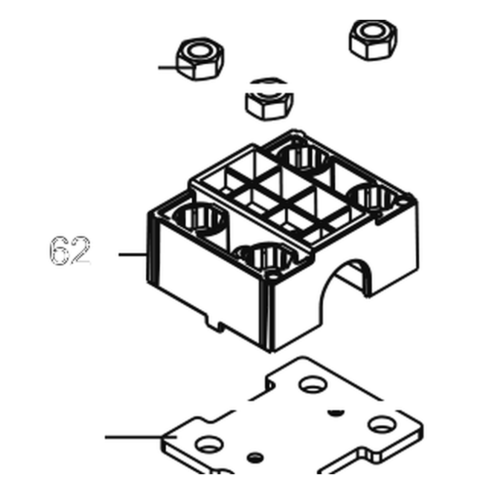 Kress Part # 59002492 : Mounting Block
