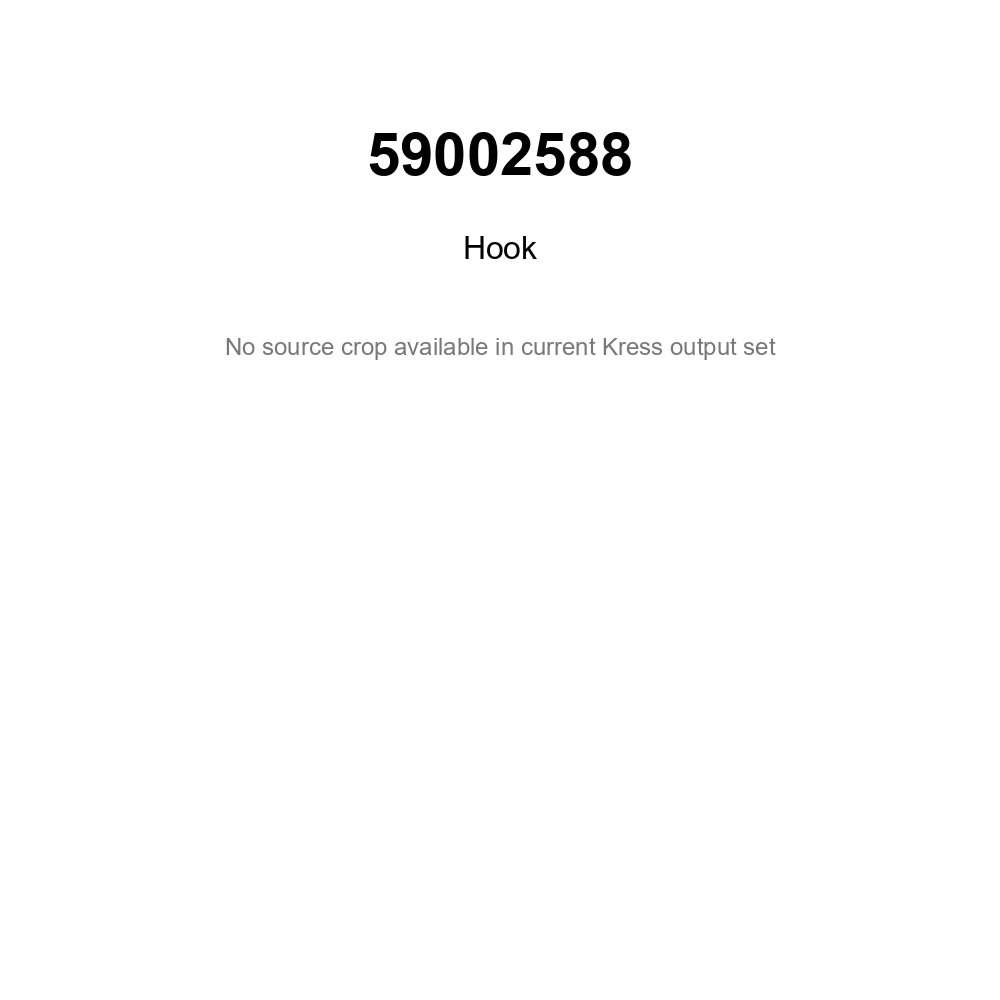 Kress Part # 59002588 : Hook