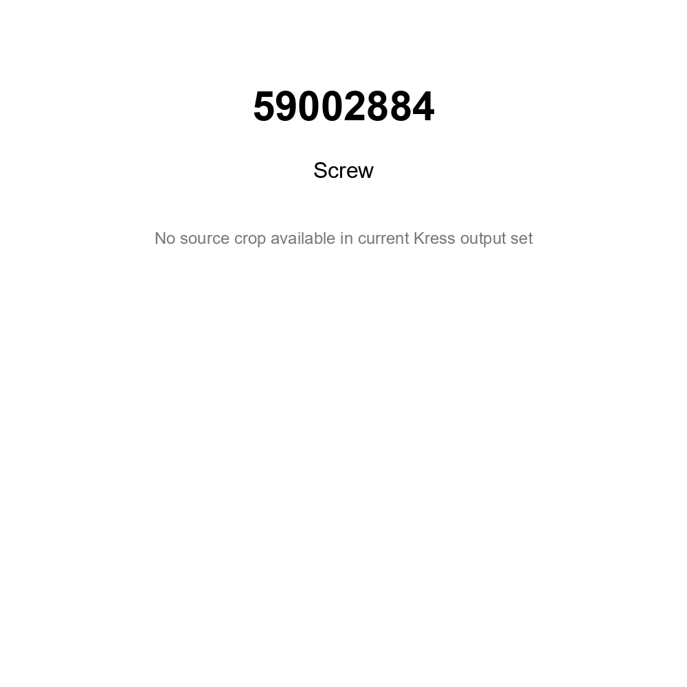 Kress Part # 59002884 : Screw