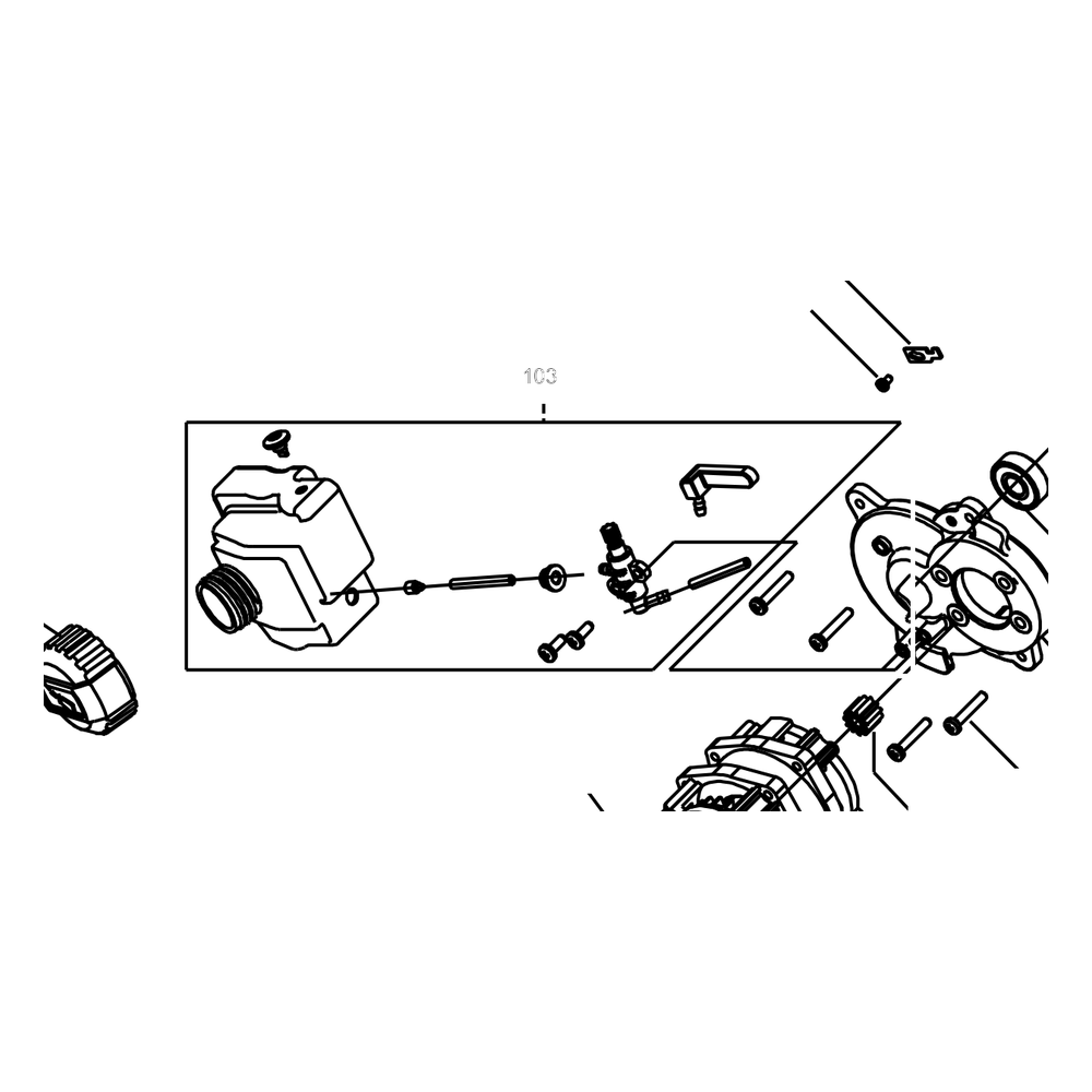 Kress Part # 59003112 : Oil tank assembly