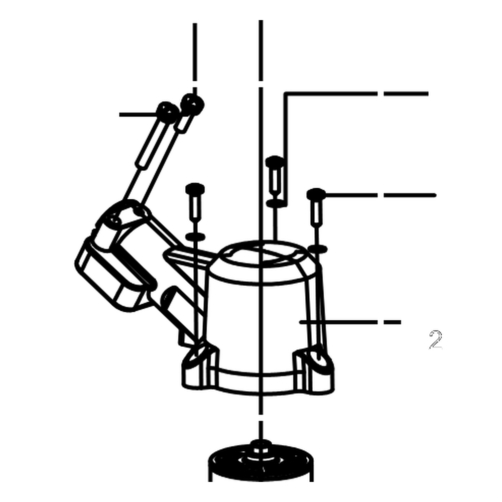 Kress Part # 59003377 : Motor housing