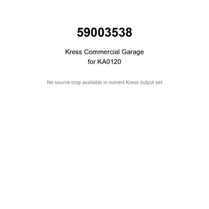 Kress Part # 59003538 : Kress Commercial Garage for KA0120