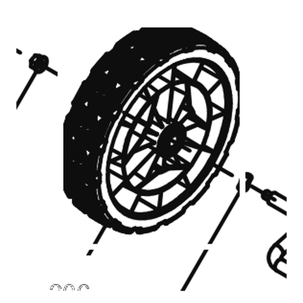 Kress Part # 59003602 : Front wheel