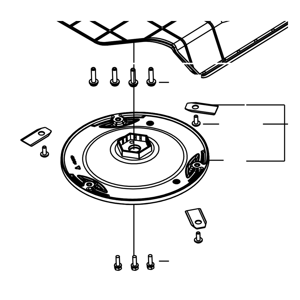 Kress Part # 59003699 : Blade disc assembly