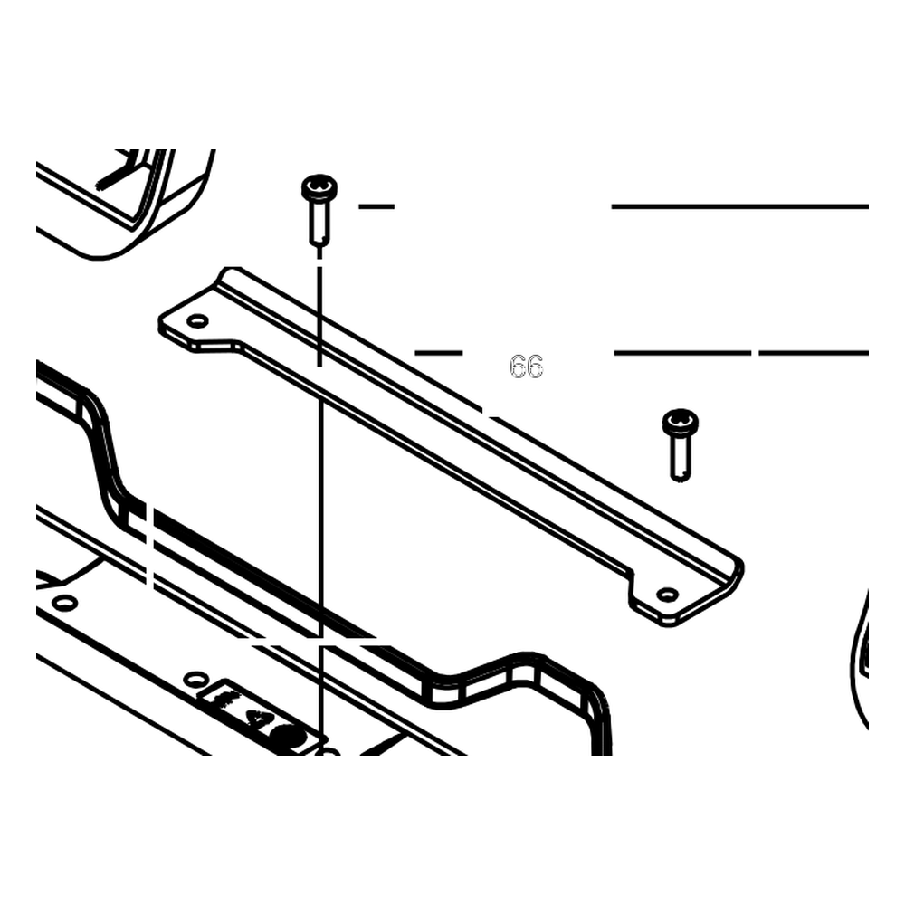 Kress Part # 59003702 : Bump reiforcement plate